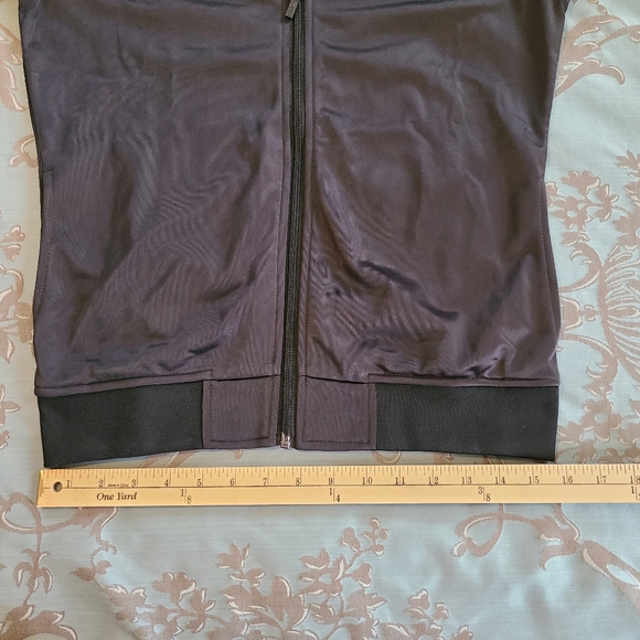 Kappa 222 Banda Allure Black Smoke Green Sage Track Jacket Women's Size Large - Picture 9 of 10